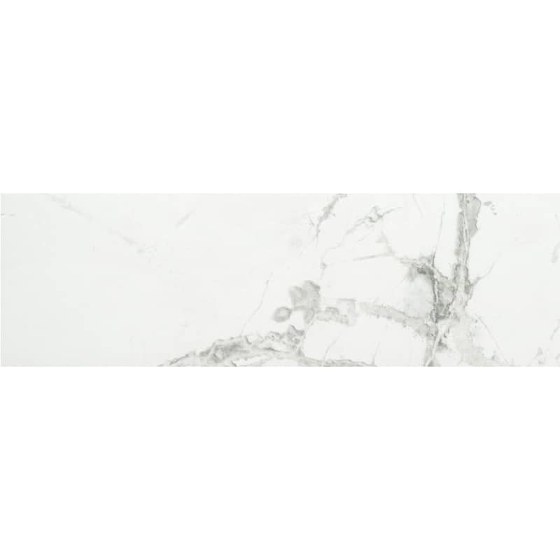 Penthouse 4x12 Polished Marble Look Porcelain Subway Tile - Floor, Wall