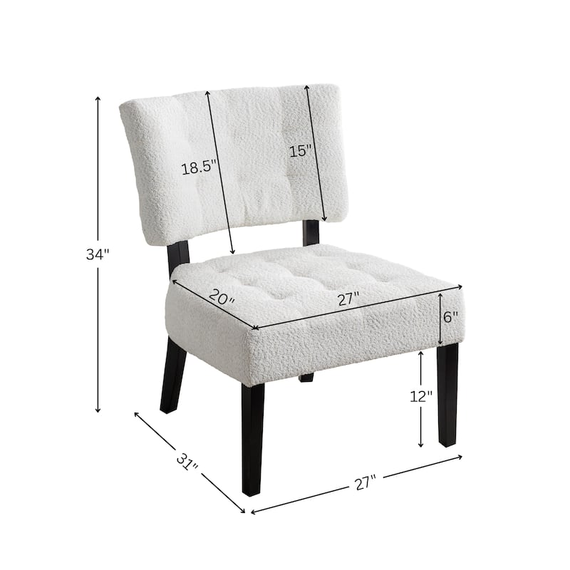 Porch & Den McRee Tufted Slipper Oversize Chair