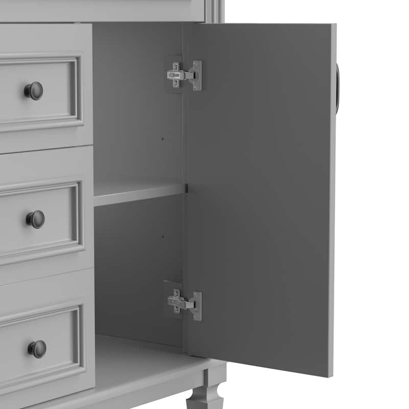 36'' Freestanding Bathroom Vanity with Integrated Ceramic Sink and Drawers
