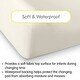 preview thumbnail 23 of 24, BreathableBaby Waterproof Cover, For 32" x 16"/81 x 41 cm Changing Pad (2-Pack) - N/A