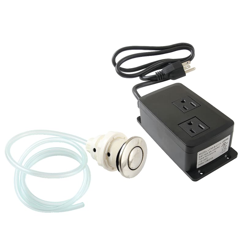 Trimscape Dual Outlet Garbage Disposal Air Switch Kit - Polished Nickel