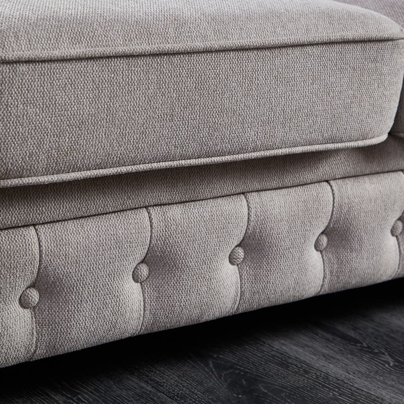 Chesterfield Sofa in Linen Fabric