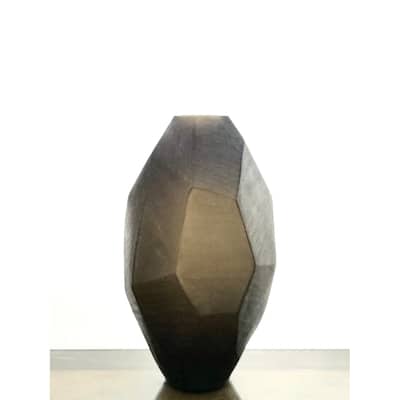 Vase Smoke Brown Dia 10.50" & H 18.75" -ST - Smoke Brown - Smoke Brown