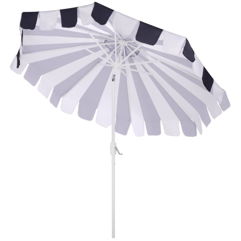 SAFAVIEH Outdoor Living Meze 9ft Crank Umbrella
