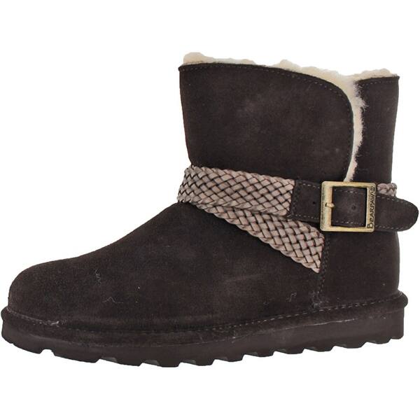 Shop Bearpaw Women S Brienne Ankle Sheepskin Winter Boots Overstock 15859455