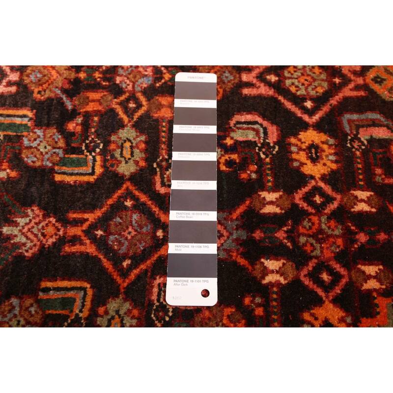 ECARPETGALLERY Hand-knotted Konya Anatolian Black, Red Wool Rug - 4'7 x 8'4