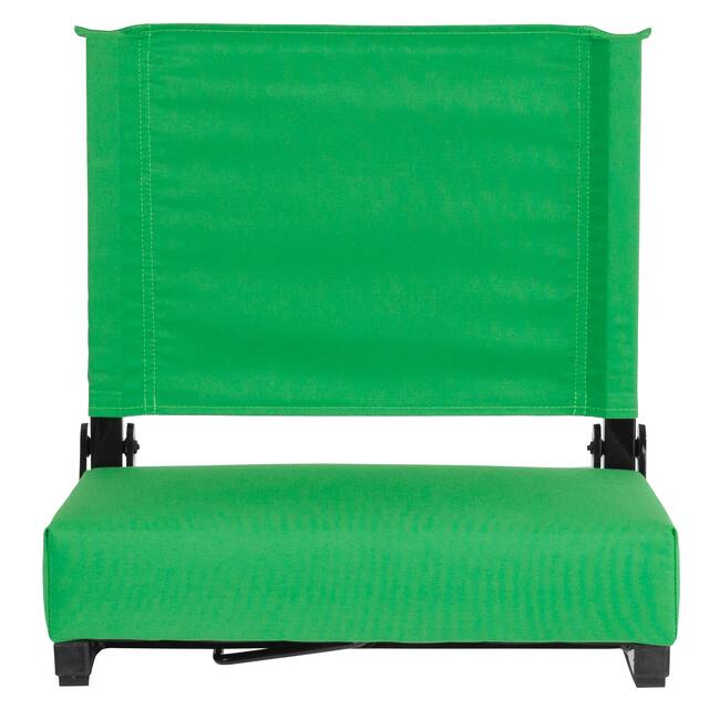 2 Pack 500 lb. Rated Lightweight Stadium Chair-Handle-Padded Seat
