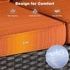 preview thumbnail 14 of 35, OVIOS 8-Piece Wicker Swivel Chair Patio Conversation Set
