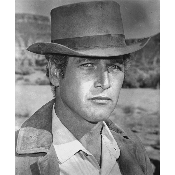 Paul Newman wearing a cowboy hat Photo Print - Overstock - 25466137