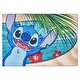 preview thumbnail 3 of 10, Licensed Disney Stitch Modern Hawaiian Character Printed Flannel Non-Slip Washable Indoor Kids Area Rug, 54"x78" - 4'6"x6'6"