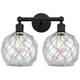 Option Matte Black / Clear Glass with White Rope