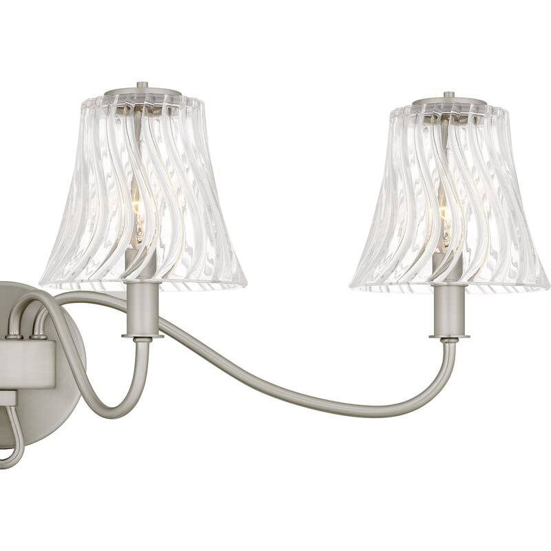 McKinney 4-Light Brushed Nickel Bath Light