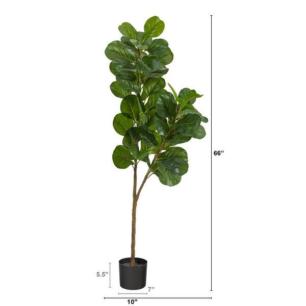 5.5' Fiddle Leaf Fig Artificial Tree - 6
