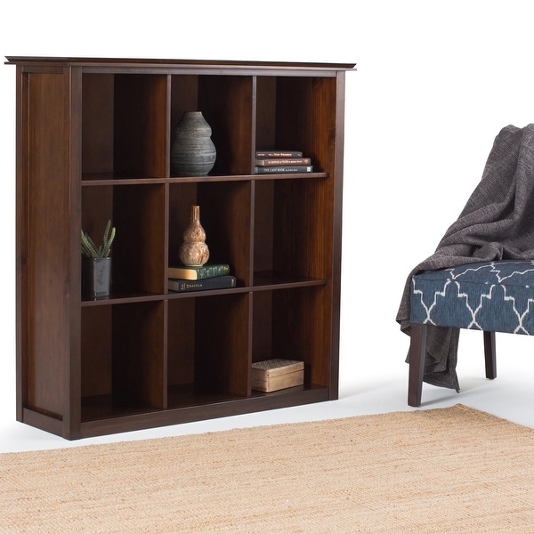 Shop Wyndenhall Stratford Solid Wood 38 Inch Wide Contemporary Medium Storage Cabinet 38 W X 16 1 D X 40 6 H Overstock 6702881