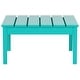 preview thumbnail 36 of 70, POLYTRENDS Shoreside HDPE Eco-Friendly All Weather Square Modern 32" Conversation Table
