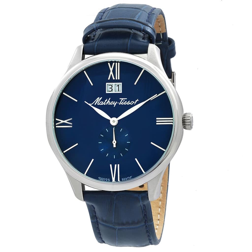Mathey Tissot Men's Edmond Blue Dial Watch - H1886QABU - 6 (36)