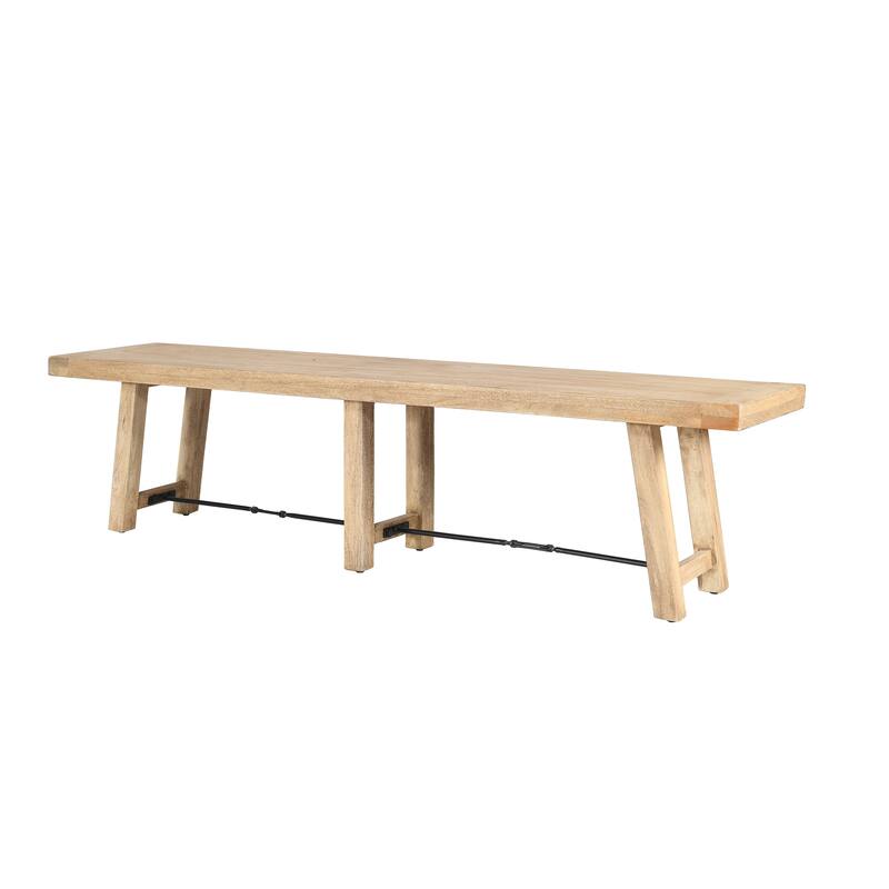 Farmhouse Elegant bench seat Heirloom finish - 72" X 16" X 18"