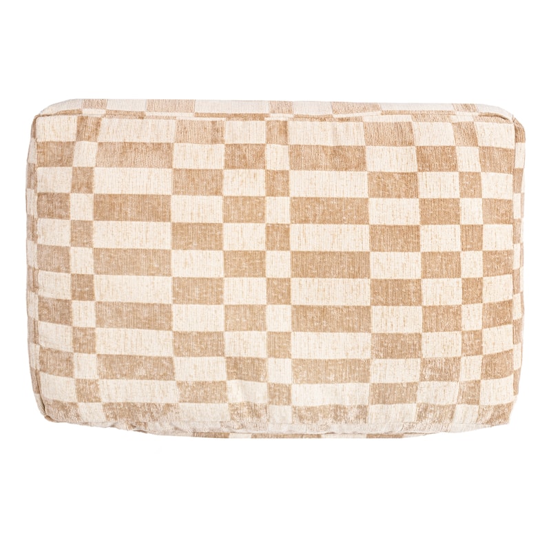 Mabel Designer Modern Ultra Soft Reversible Plush Rectangular Pet Bed with Washable Cover