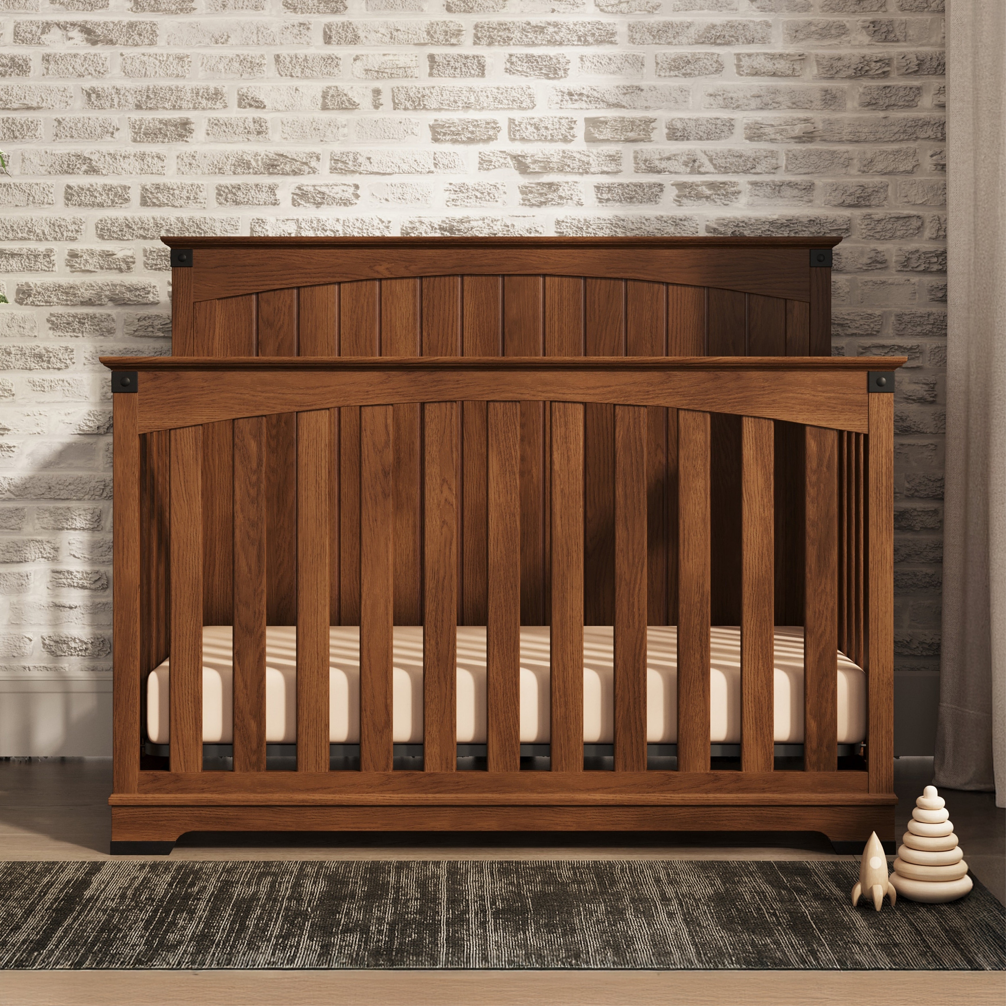 Child Craft Redmond Full Panel 4 in 1 Convertible Crib - N/A