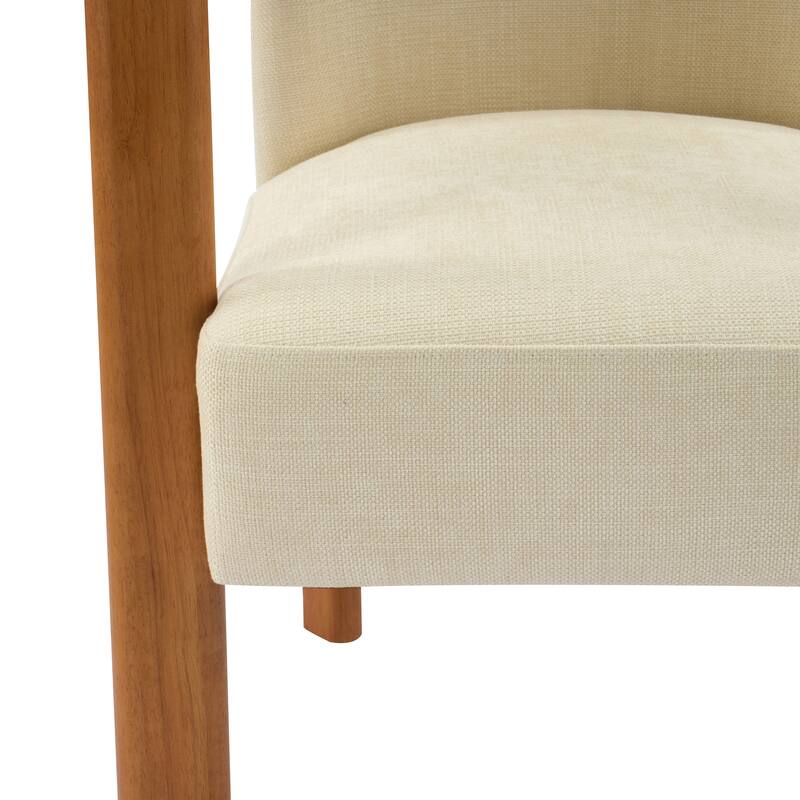 Christopher Knight Home - Alder Upholstered Dining Chair Set with Rubber Wood Frame