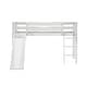preview thumbnail 4 of 30, Max & Lily Twin Low Loft Bed with Slide & Camper Van Curtain