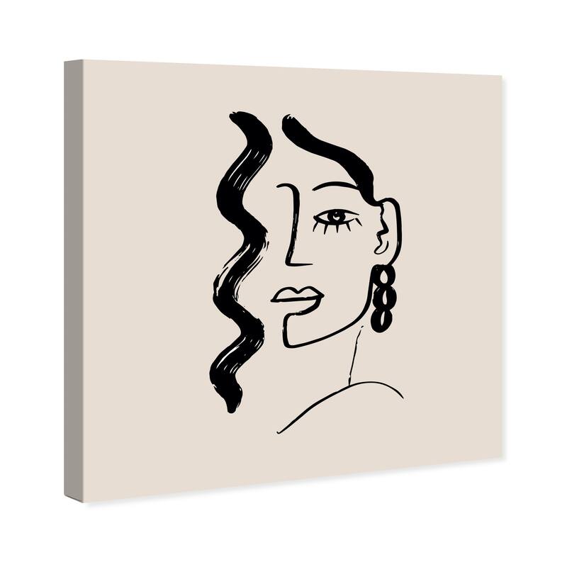 Wynwood Studio Canvas Fashion and Glam Nala Black and Modern & Contemporary Wall Art Canvas Print