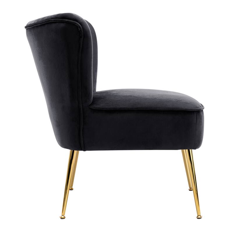 Heaven Contemporary Velvet Upholstered Accent Chair