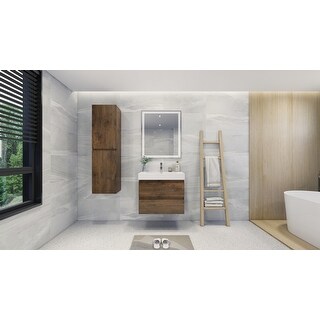 Baillie 30'' Wall-Mounted Vanity with Reinforced Acrylic Sink