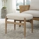 preview thumbnail 2 of 3, Uttermost Acrobat Off-White Small Bench - 25 W X 19 H X 20 