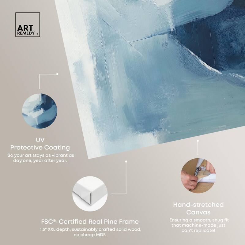 Glacial Reflections I Canvas by Art Remedy, Gallery Wrapped