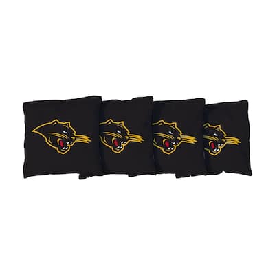 Ohio Dominican Panthers Black Cornhole Bags