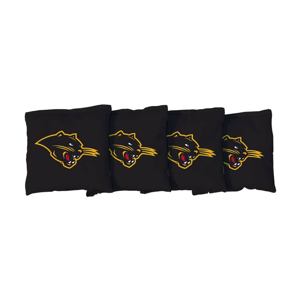 Ohio Dominican Panthers Black Cornhole Bags