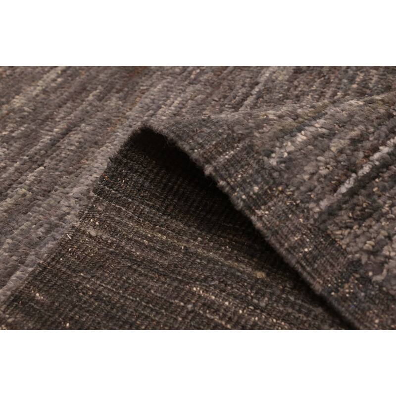 ECARPETGALLERY Hand-knotted Pak Finest Marrakesh Dark Grey, Dark Teal Wool Rug - 8'6 x 10'0