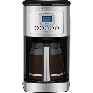 14-Cup Programmable Coffee Maker, Glass Carafe, Brew Strength Control, 1-4 Cup Setting, Stainless Steel