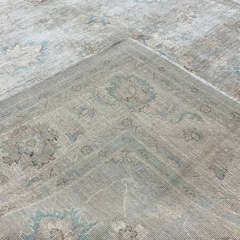 HERAT ORIENTAL Handmade 8'1 x 9' Oushak Wool Rug - 8'1" x 9'