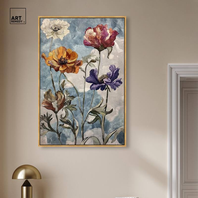 Hued Blossom II Canvas by Art Remedy