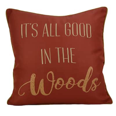 Donna Sharp Sunset Cottage "Woods" Decorative Pillow