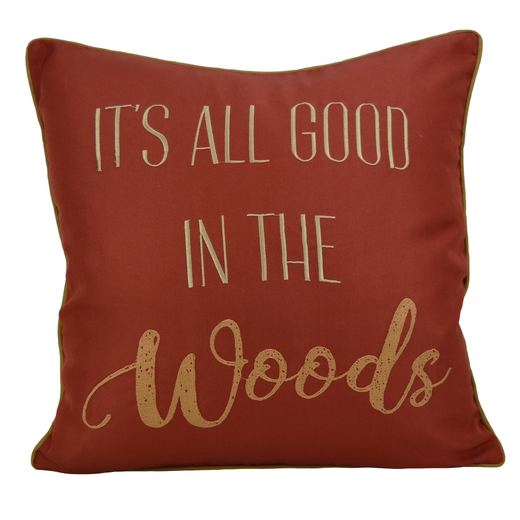 Donna Sharp Sunset Cottage "Woods" Decorative Pillow