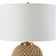 preview thumbnail 6 of 6, Knotted Rope Wrapped Table Lamp - 34" - Brown