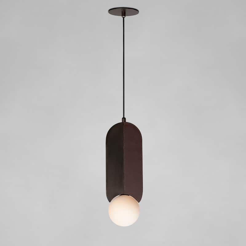 Studio M SM24603 Stitched 6" Wide LED Mini Pendant by Nina Magon