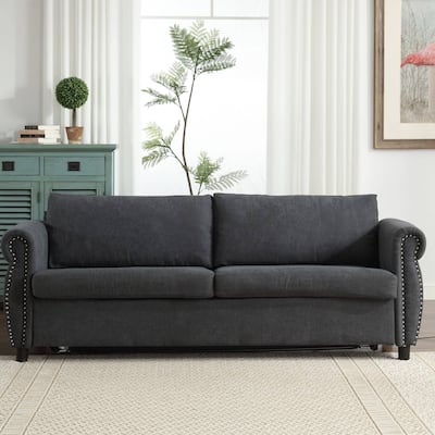 80.7 "2-in-1 sofa bed, living room sofa, with large mattress