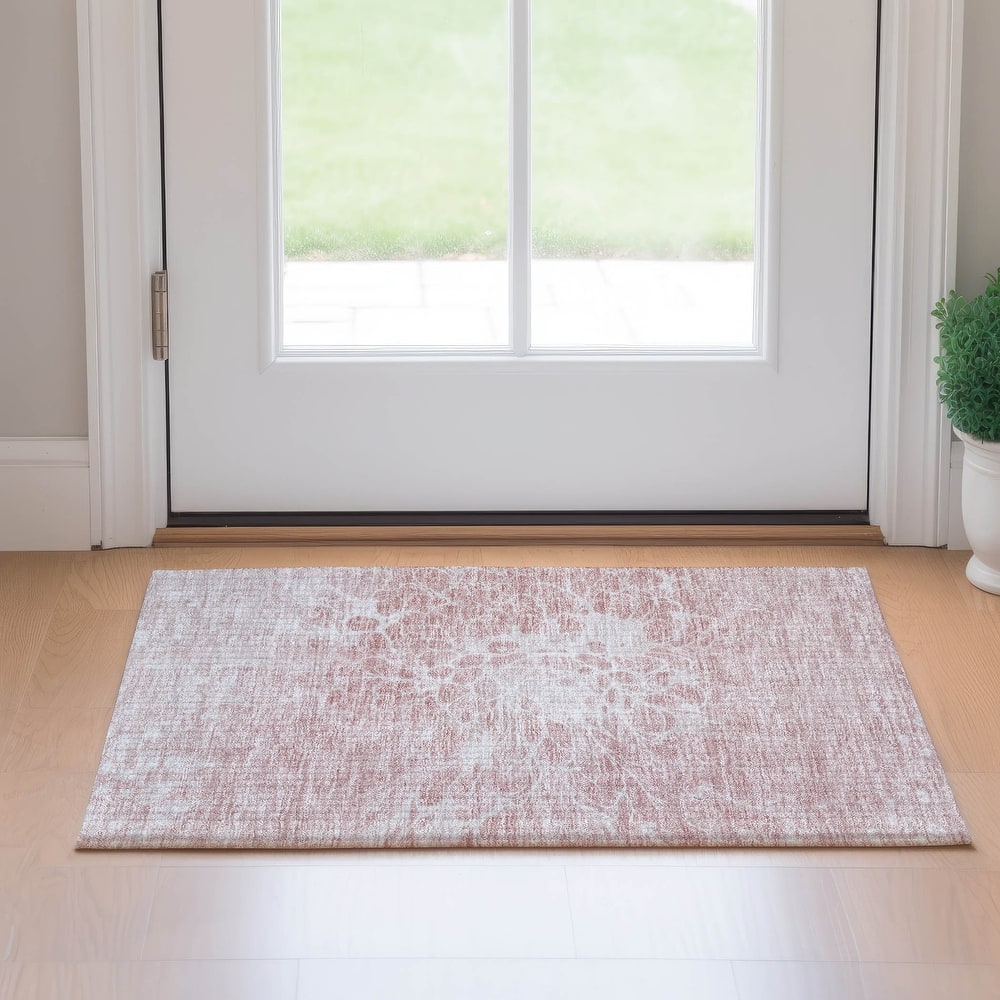 Premium Washable Super Soft Muted Floral Mayfield Rug