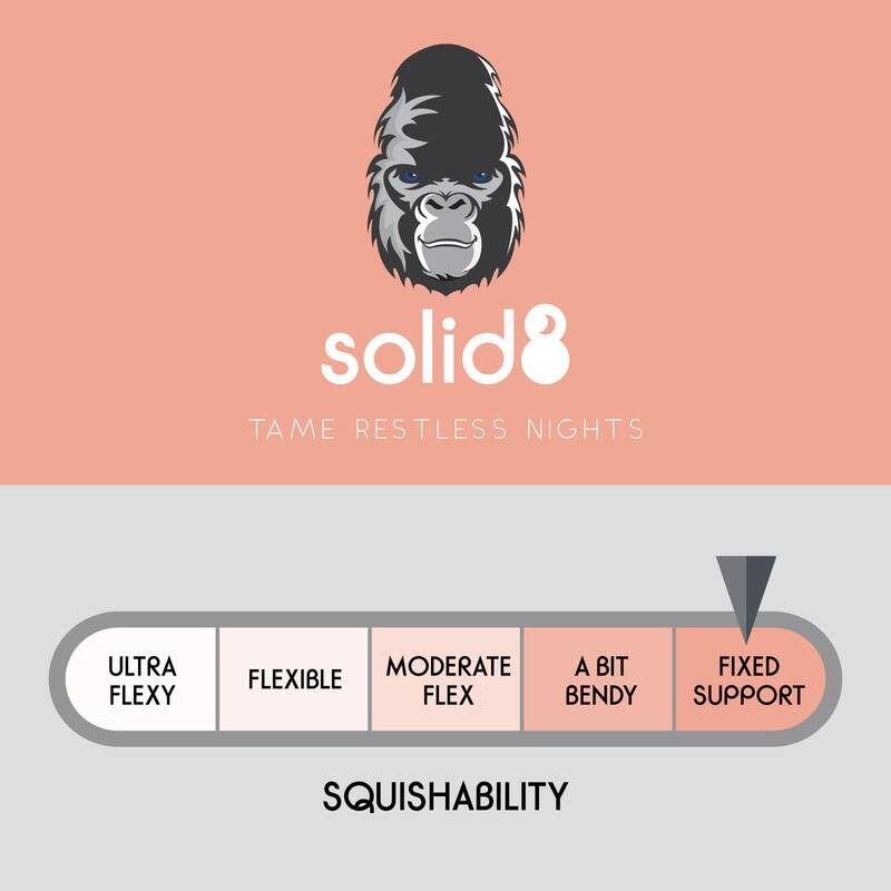 Solid8 Graphene Down Alternative Bed Pillow With Allergen Barrier