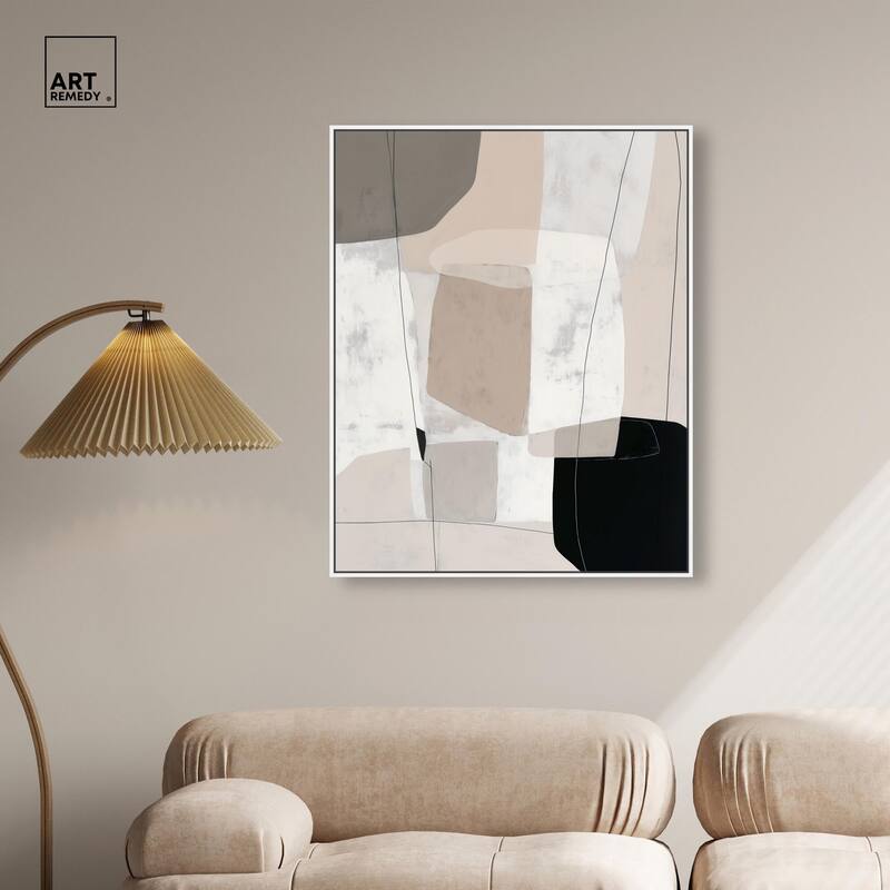 Neutral Forms I Canvas by Art Remedy