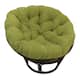 Microsuede Indoor Papasan Cushion (44-inch, 48-inch, or 52-inch) (Cushion Only) - 52 x 52 - Mojito Lime