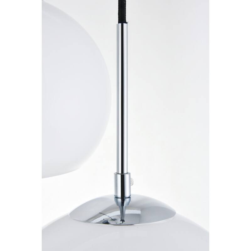 Elegant Lighting Baxter 7 Light 54" Wide Linear Pendant with Frosted
