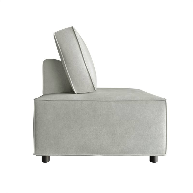 Clayfell Fandy Velvet Square Accent Chair