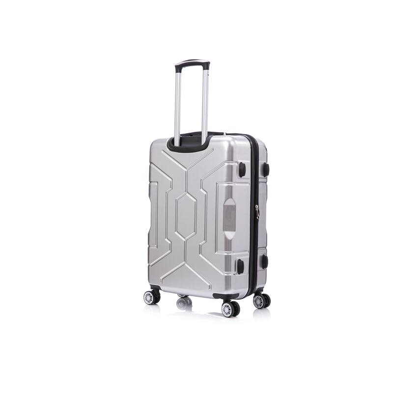 3 Piece Technology PC Hardshell Lightweight Durable Suitcase with Rotating Wheels and Adjustable Ergonomic Telescopic Handle