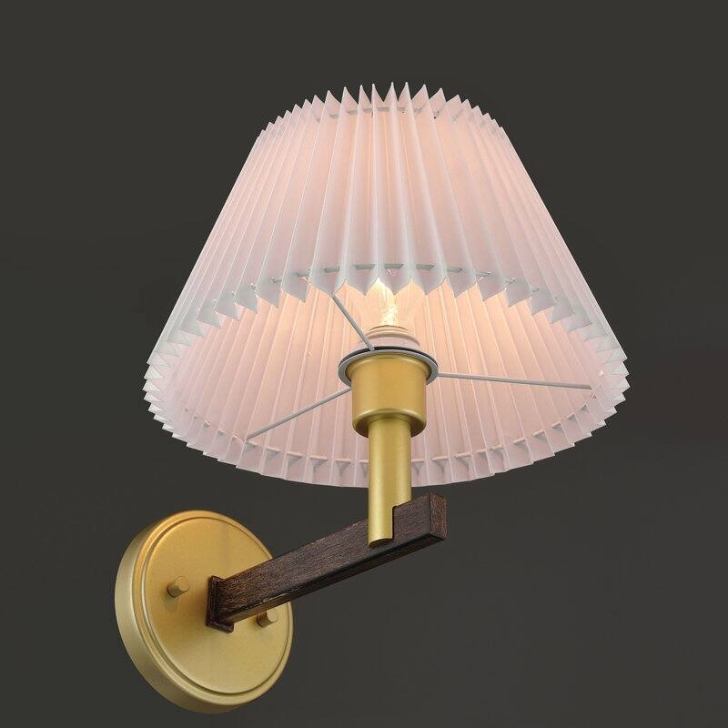 Acroma 1-light Modern Statement Sconce Fabric Wall Light - 11.4'' W * 12.5'' D * 12.8'' H