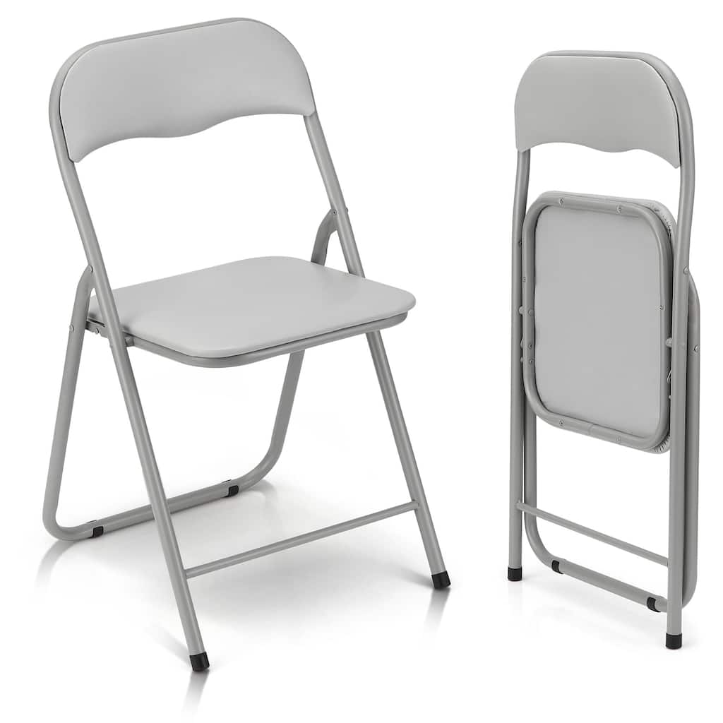 Folding Chairs 2/4 Pack with Cushion